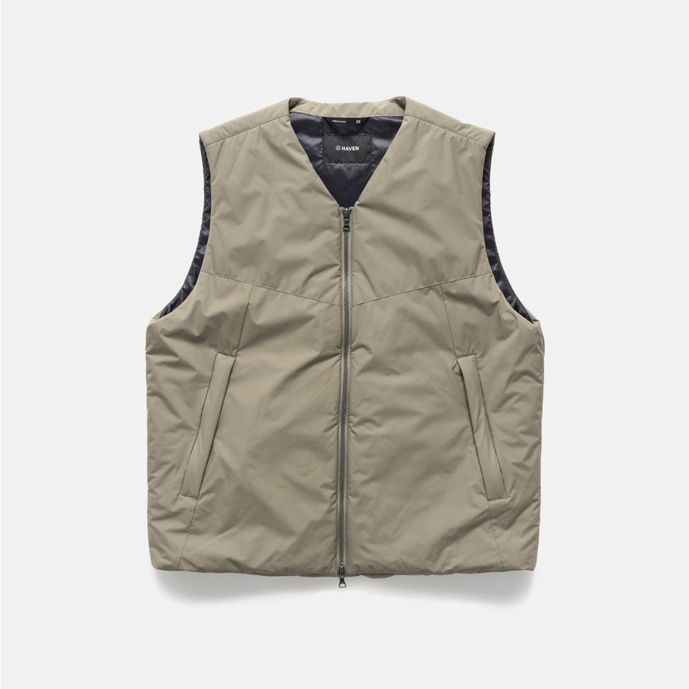 HAVEN Logan Vest GORE-TEX® WINDSTOPPER® 2L Nylon Ripstop /PrimaLoft® Drab - 03/L